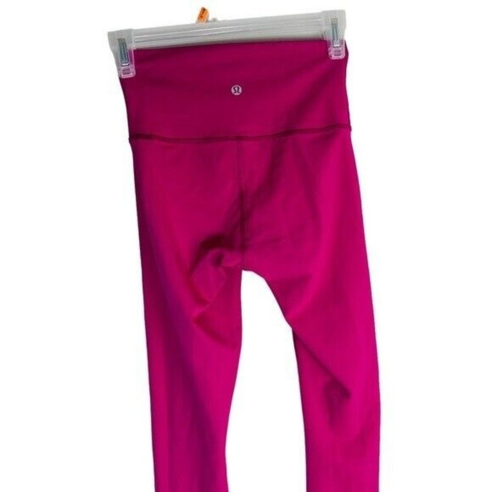Lululemon Wunder Train High-Rise Tight 25" Ripened Raspberry Everlux Size 4 - Picture 9 of 11